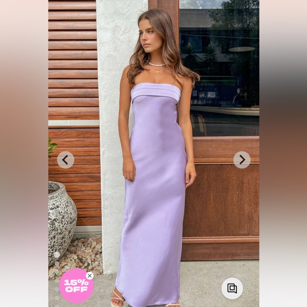 Maiah Lilac Maxi Dress